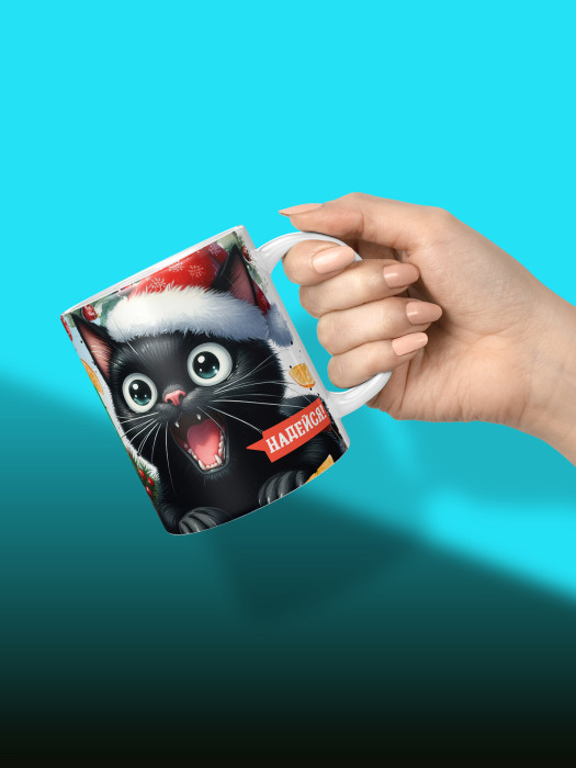 Кружка новогодняя с приколом универсальная