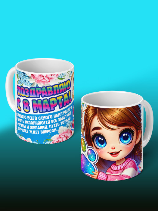 Кружка на 8 марта