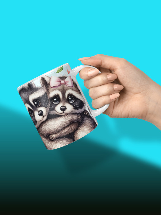 Кружка с принтом Влюбленным