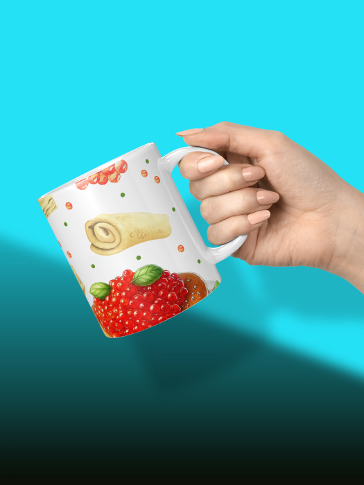 Кружка с принтом Влюбленным