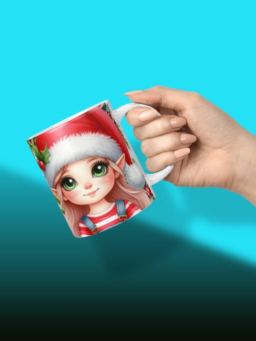 Кружка новогодняя Гномики