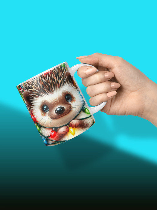 Кружка новогодняя женская