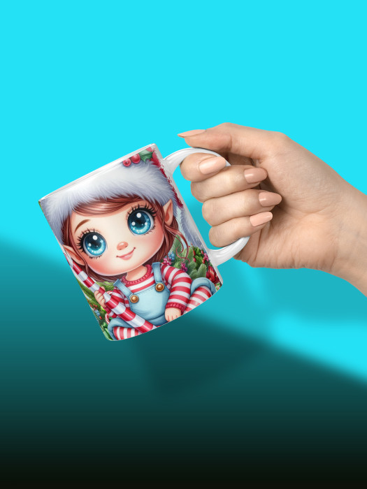 Кружка новогодняя Гномики