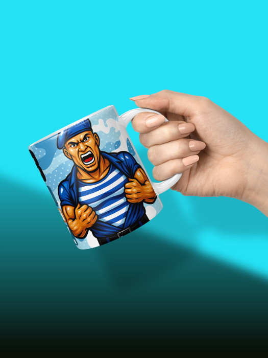 Кружка с принтом ВДВ