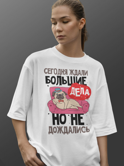 Футболка Сегодня ждали большие дела