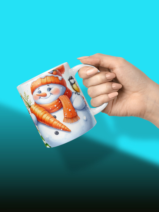 Кружка новогодняя женская