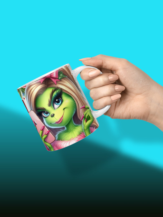 Кружка новогодняя женская