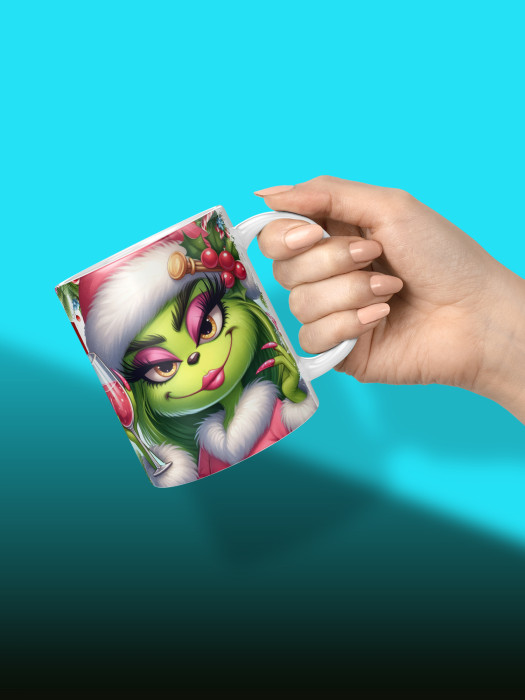 Кружка новогодняя женская