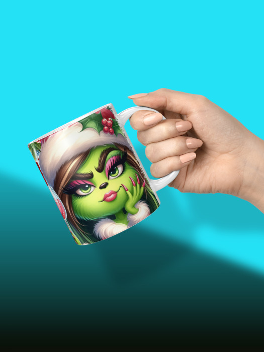 Кружка новогодняя женская