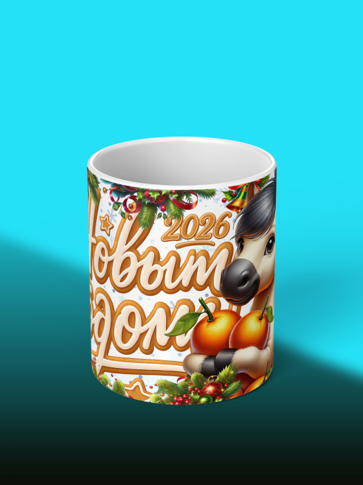 Кружка новогодняя женская 2026 