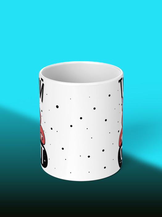 Кружка с принтом Влюбленным