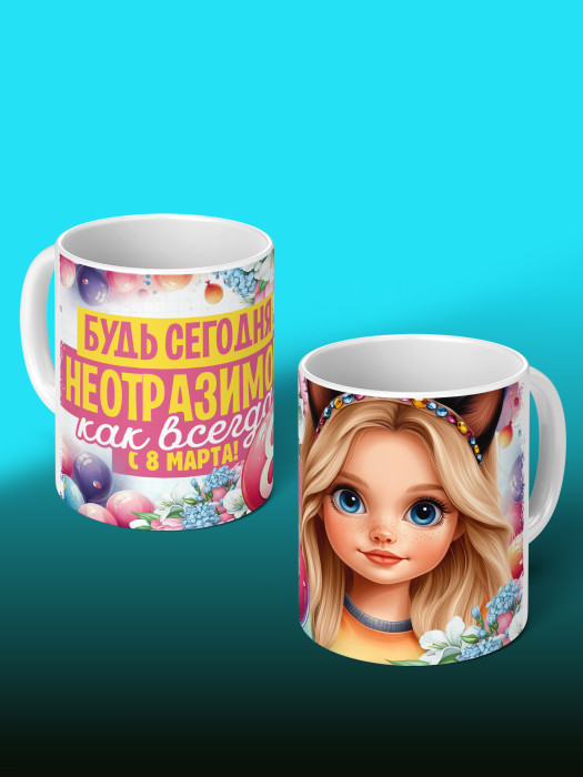 Кружка на 8 марта