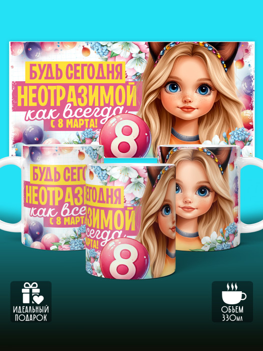 Кружка на 8 марта