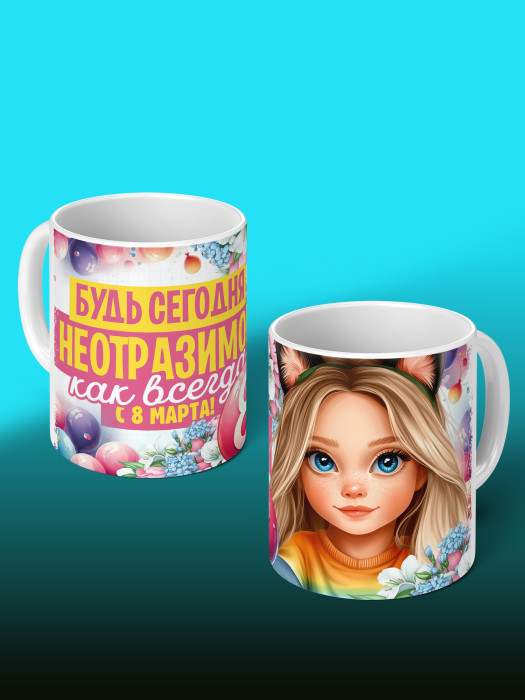 Кружка на 8 марта