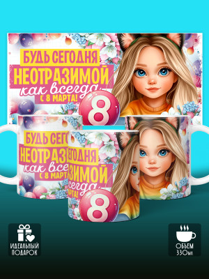 Кружка на 8 марта