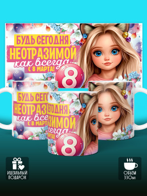 Кружка на 8 марта