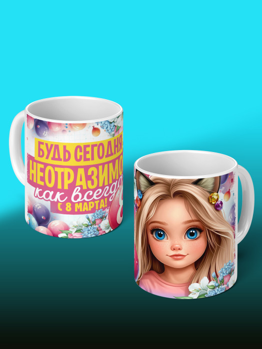 Кружка на 8 марта
