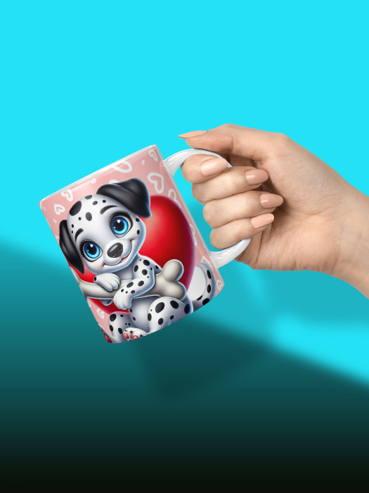 Кружка с принтом Влюбленным