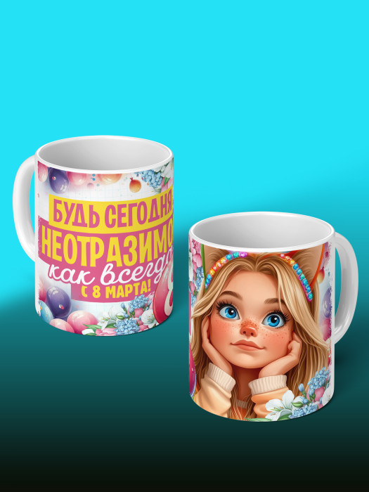 Кружка на 8 марта