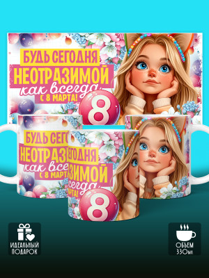 Кружка на 8 марта