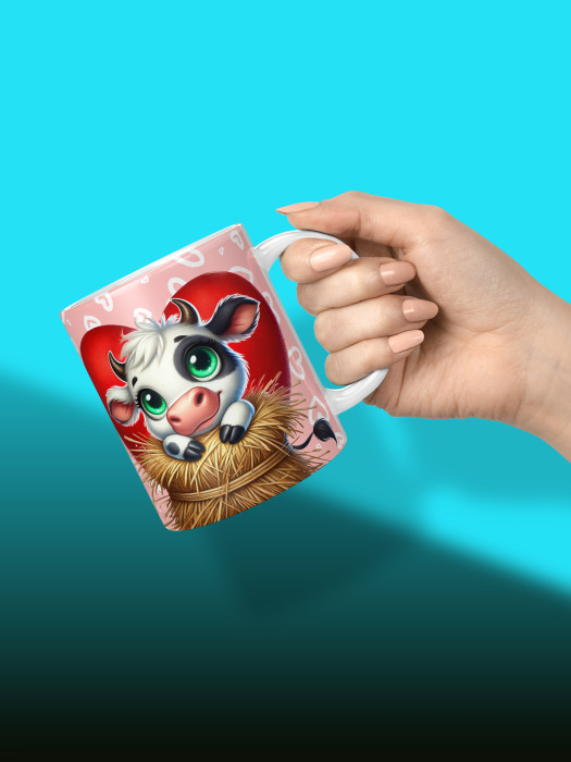 Кружка с принтом Влюбленным