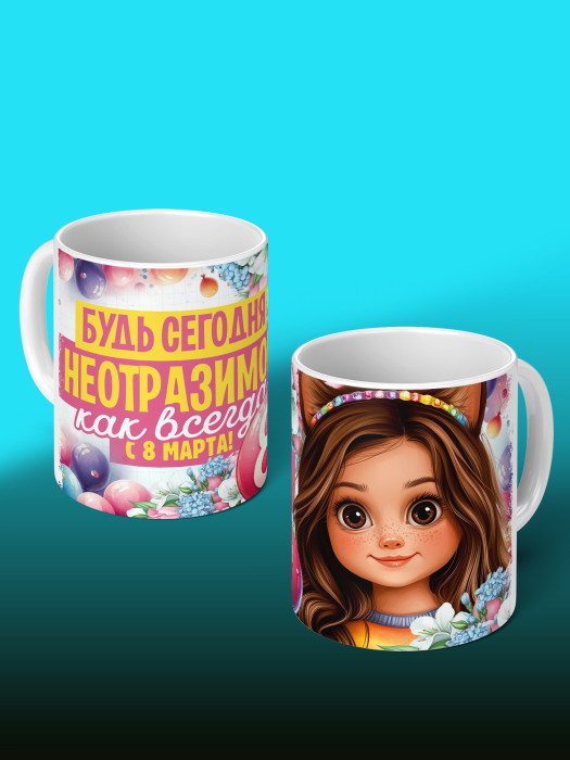 Кружка на 8 марта