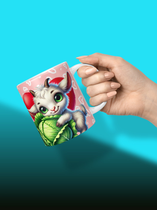 Кружка с принтом Влюбленным