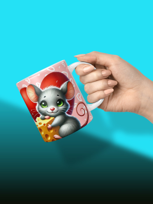 Кружка с принтом Влюбленным