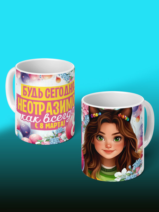 Кружка на 8 марта
