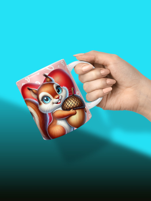 Кружка с принтом Влюбленным