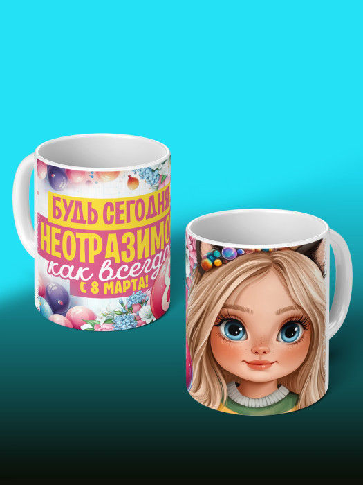 Кружка на 8 марта