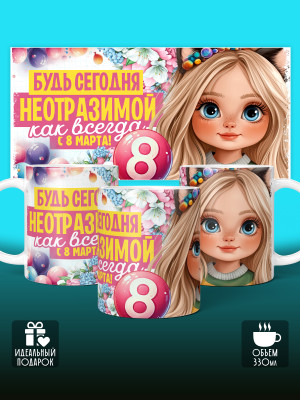 Кружка на 8 марта