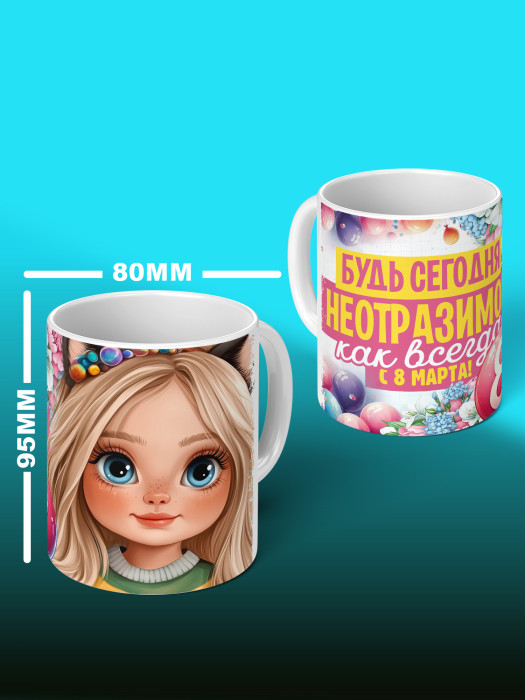 Кружка на 8 марта