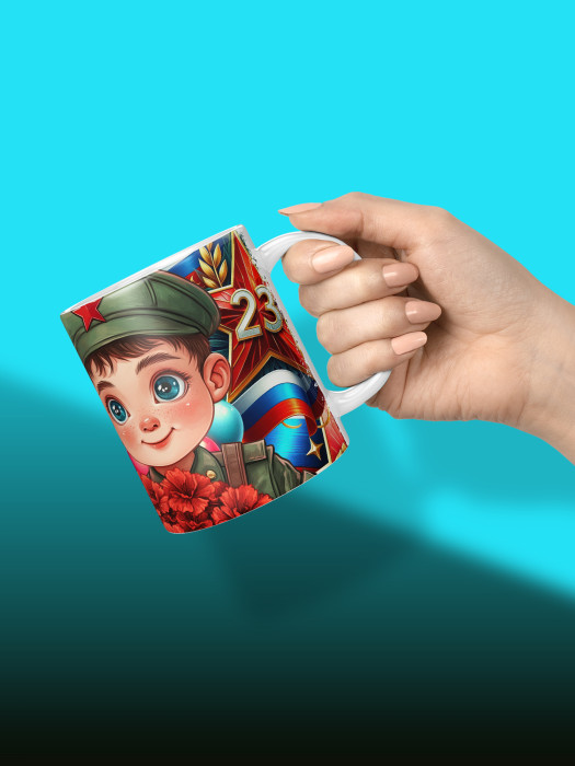 Кружка на 23 февраля