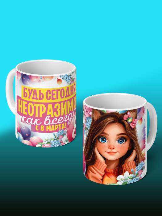 Кружка на 8 марта
