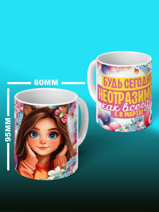 Кружка на 8 марта