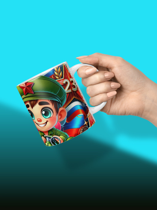 Кружка на 23 февраля