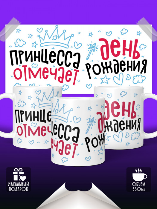 Кружка С днем рождения