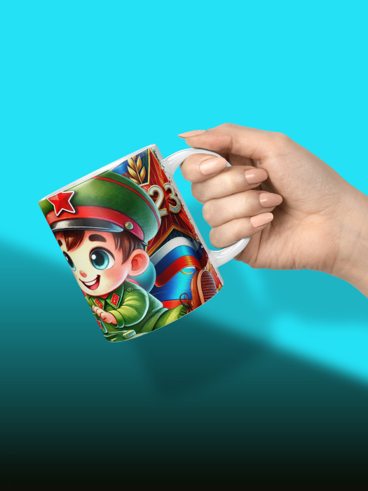 Кружка на 23 февраля