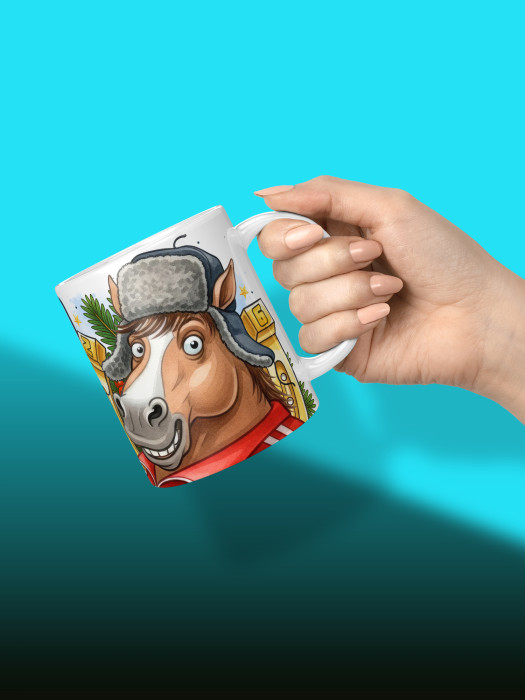 Кружка новогодняя для дедушки 2026