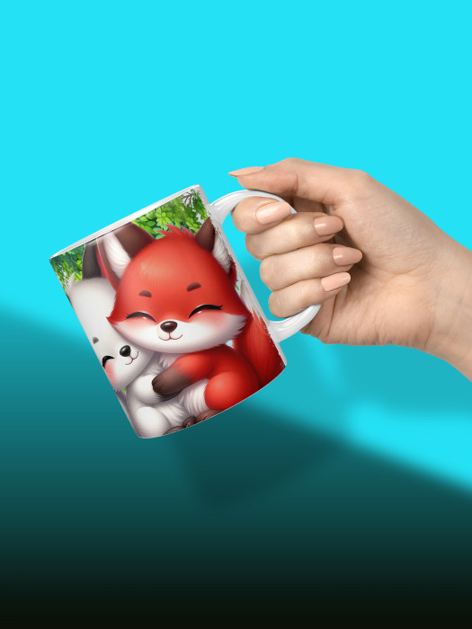 Кружка с принтом Влюбленным