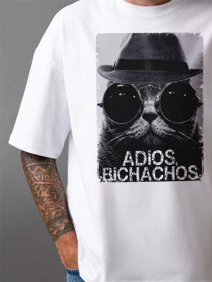Футболка с принтом ADIOS BICHACHOS
