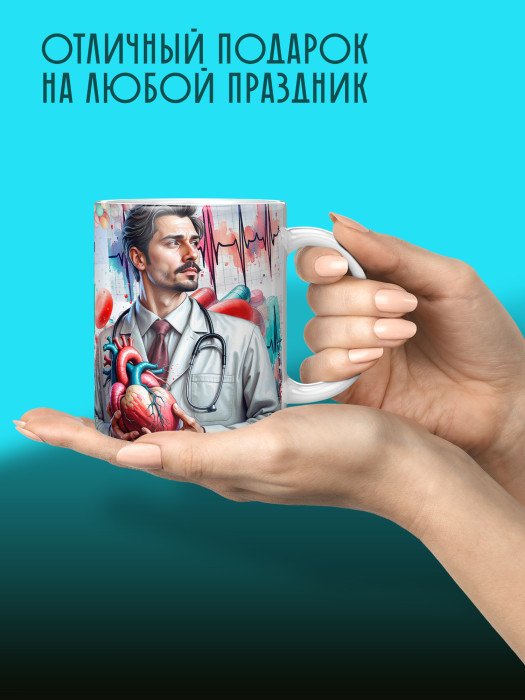 Кружка с принтом для Врача