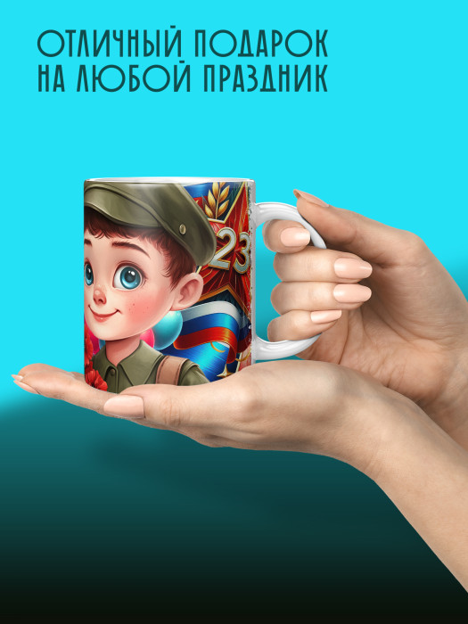 Кружка на 23 февраля