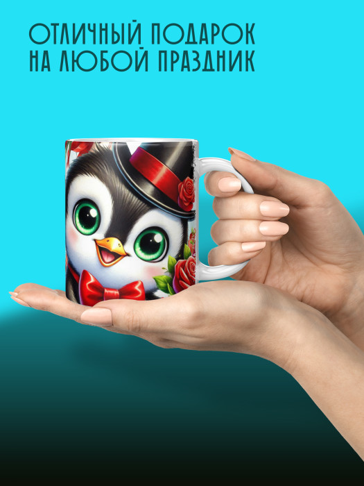 Кружка с принтом Влюбленным