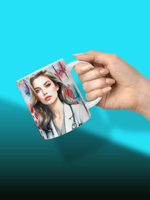 Кружка с принтом для Врача