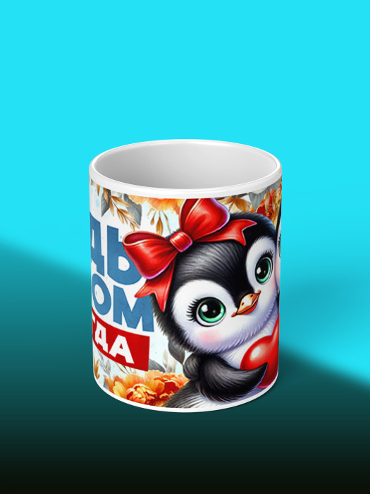 Кружка с принтом Влюбленным