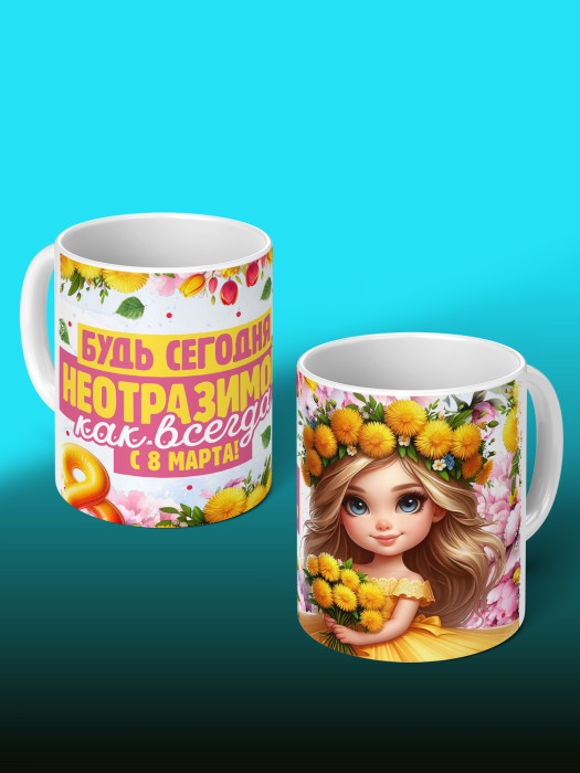 Кружка на 8 марта