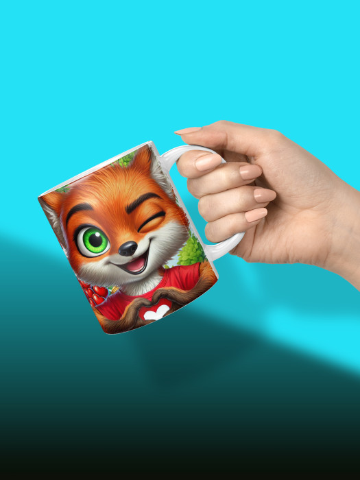 Кружка с принтом Влюбленным