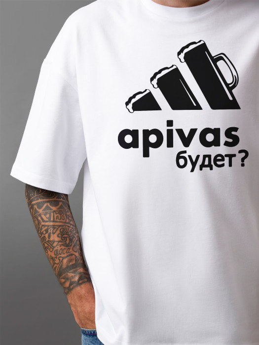 Футболка с принтом APIVAS будет?